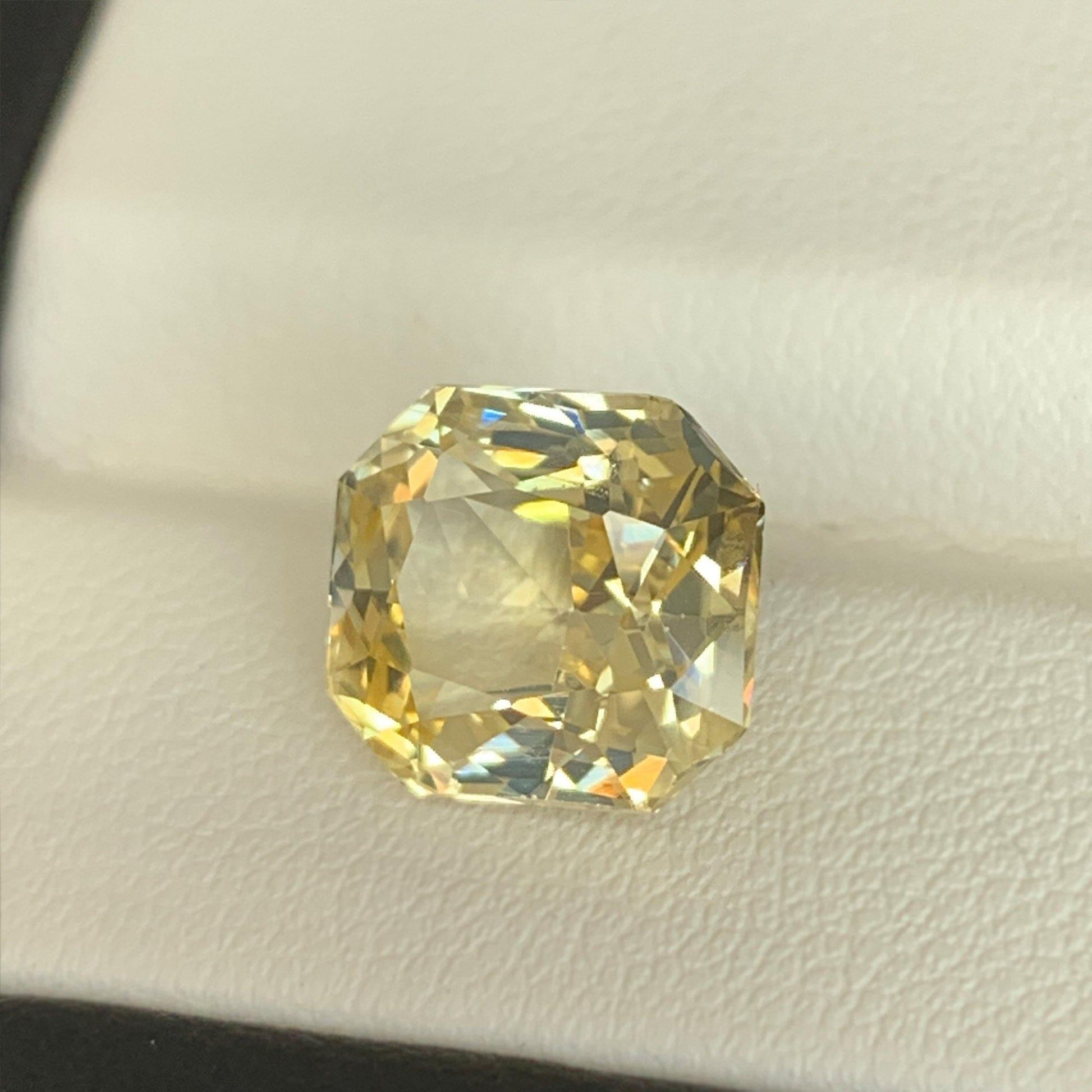 6.11CT Natural Yellow Sapphire - Fine Sapphires